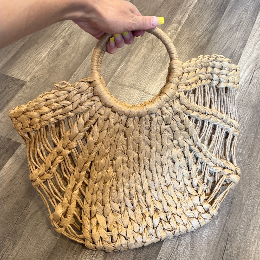 3am Forever Woven Tan Tote Bag - Picture 4 of 4